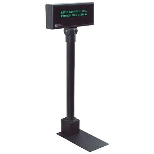 Bematech LDX9000U-GY Pole Display, 2 x 20 Characters, USB, Includes External Power Supply, 9.5 mm Size, Dark Gray