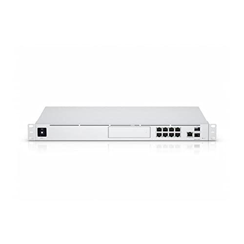 Ubiquiti UDM-PRO UniFi Dream Machine Pro All-in-One Enterprise Advanced Security Gateway with Built-in 8-Port Gigabit Switch with 1-Gbps RJ45 and 10G SFP+ LAN, 1U Rackmountable