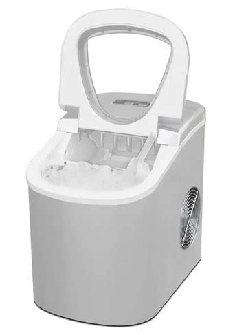 Frigidaire Counter top Portable, 26 lb per Day Ice Maker Machine, Silver