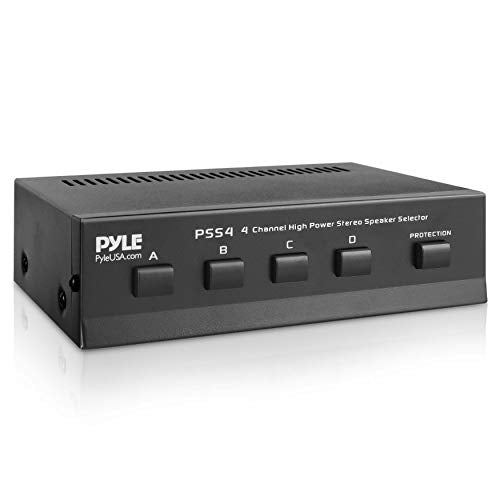 Pyle-Home Pss4 4-Channel High Power Stereo Speaker Selector