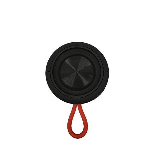 Sylvania SP953-BLACK Rubber-Finish Bluetooth Speaker with Cloth Trim (Black)
