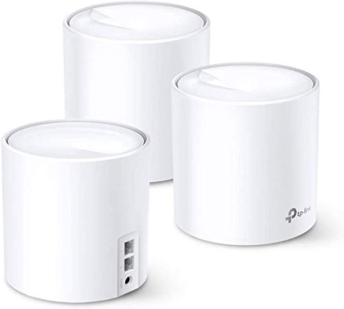 TP-Link AX3000 Whole Home WiFi 6 Mesh WiFi System (Deco X60) - Covers up to 7,000 Sq. Ft., Replaces Wireless Internet Routers and Extenders, Parental Control, 3-Pack