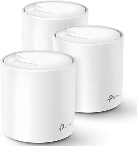 TP-Link AX3000 Whole Home WiFi 6 Mesh WiFi System (Deco X60) - Covers up to 7,000 Sq. Ft., Replaces Wireless Internet Routers and Extenders, Parental Control, 3-Pack