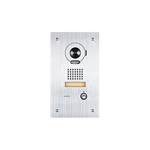 Aiphone Corporation is-IPDVF is-IPDF IP Addressable Video Door Station for is Series IP Video Intercom, Stainless Steel, 10-7/16" x 5-15/16" x 1-5/8"