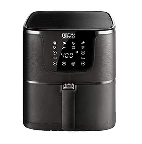 ULTIMA COSA PRESTO LUXE PLUS AIR FRYER 5L BLACK 6 PRE SET COOKING