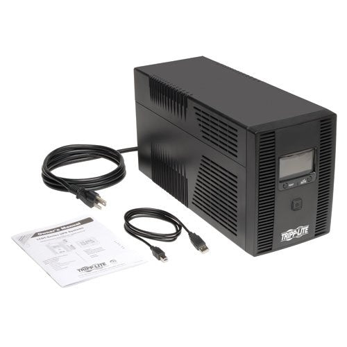 1500VA UPS LCD Battery Back Up Tower AVR 120V USB Coax RJ45 OMNI1500LCDT