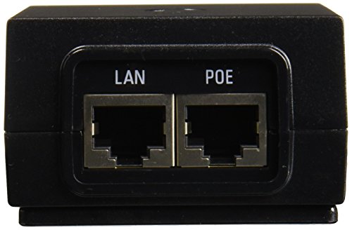 Ubiquiti 48volt Dc 24watt Gigabit Poe Adapter - Provides Earth Grounding and Surge Protection - Protects Against Esd Events - Poe RJ45 Shielded Socket