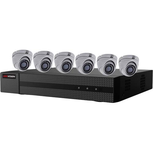 8-Channel DVR with 2TB HDD & SIX Outdoor IR Turret Cameras EKT-K82T26