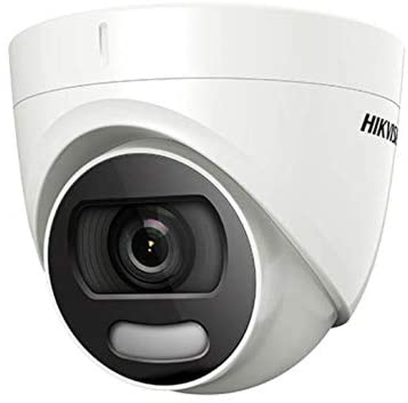 HIKVISION DS-2CE72HFT-F28 2.8MM Colorvu 5MP Turbohd Fixed Outdoor Analog Turret Dome Camera with 2.8Mm Fixed Lens, BNC Connection