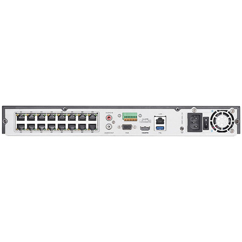 Hikvision DS-7616NI-I2/16P 16-Channel 12MP Embedded Plug & Play Network Video Recorder with 4K(3840x2160) 16 PoE Ports(NO HDD)